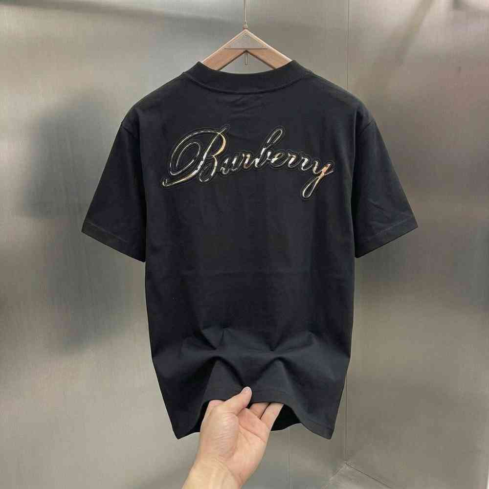 Burberry Black Premium Exclusive Polo T-shirt-1