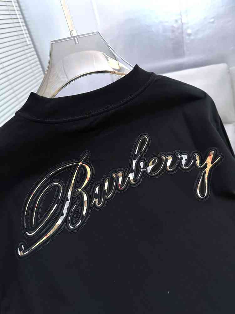 Burberry Black Premium Exclusive Polo T-shirt-5