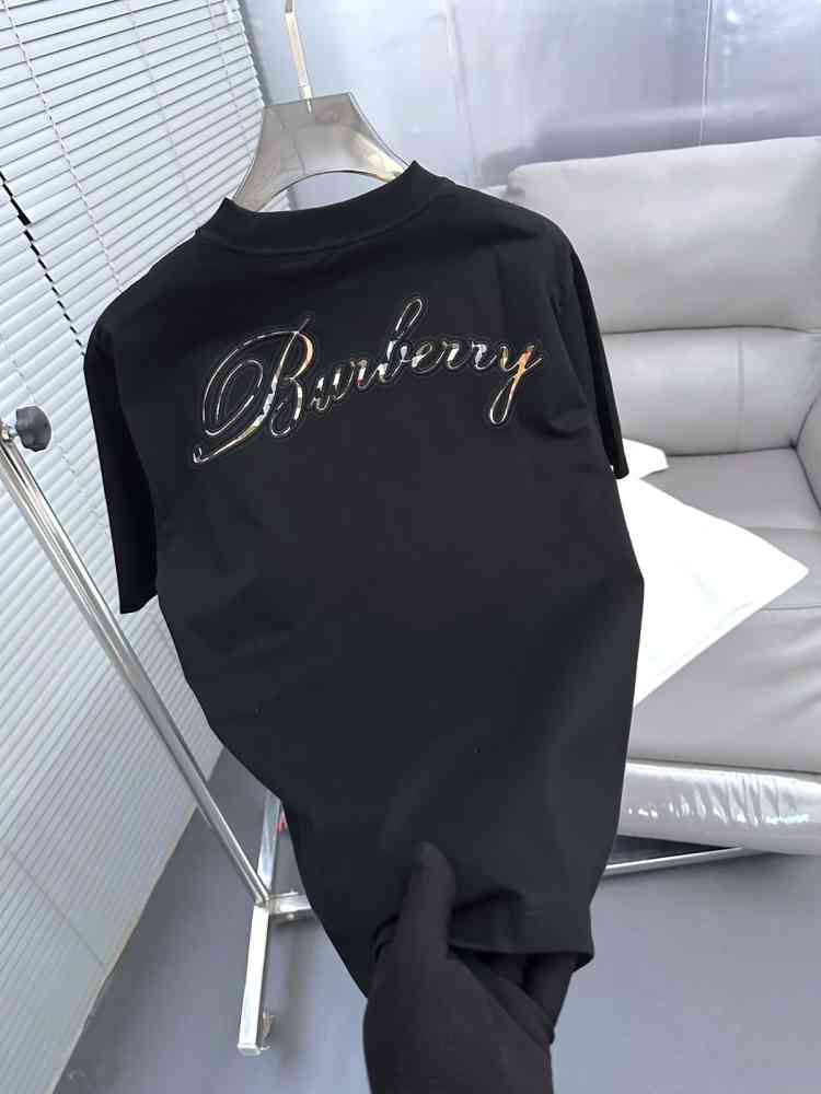 Burberry Black Premium Exclusive Polo T-shirt-2