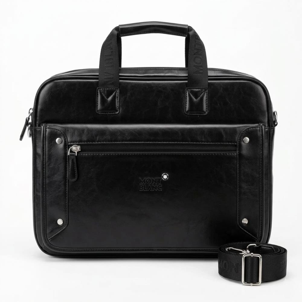 Mont Blanc Professional Laptop Briefcase-thumb-0