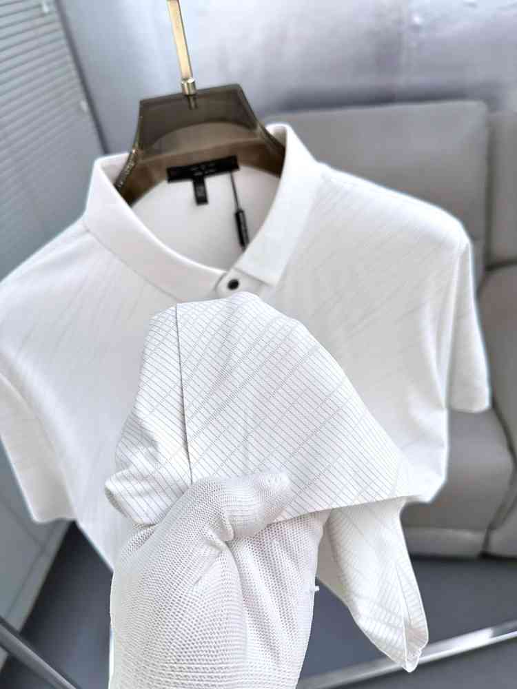 Emporio Armani White Premium Quality Short Sleeve Shirt-1