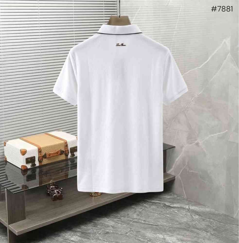 Loro Piana White Premium Quality T-Shirt-thumb-1