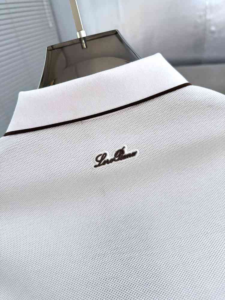 Loro Piana White Premium Quality T-Shirt-thumb-4