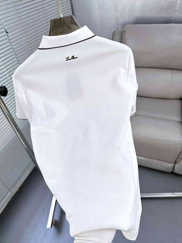 Loro Piana White Premium Quality T-Shirt-thumb-3