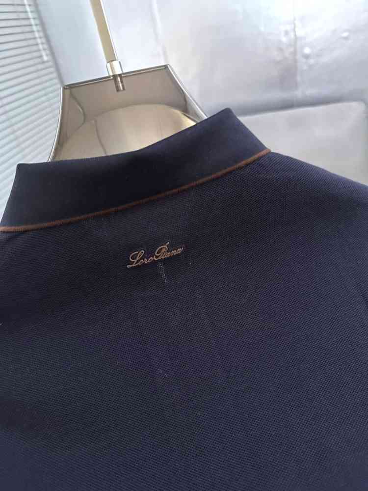 Loro Piana Blue Premium Quality T-Shirt-thumb-5