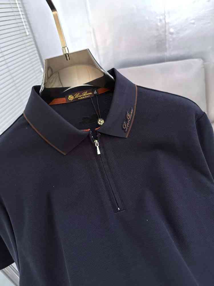 Loro Piana Blue Premium Quality T-Shirt-thumb-4