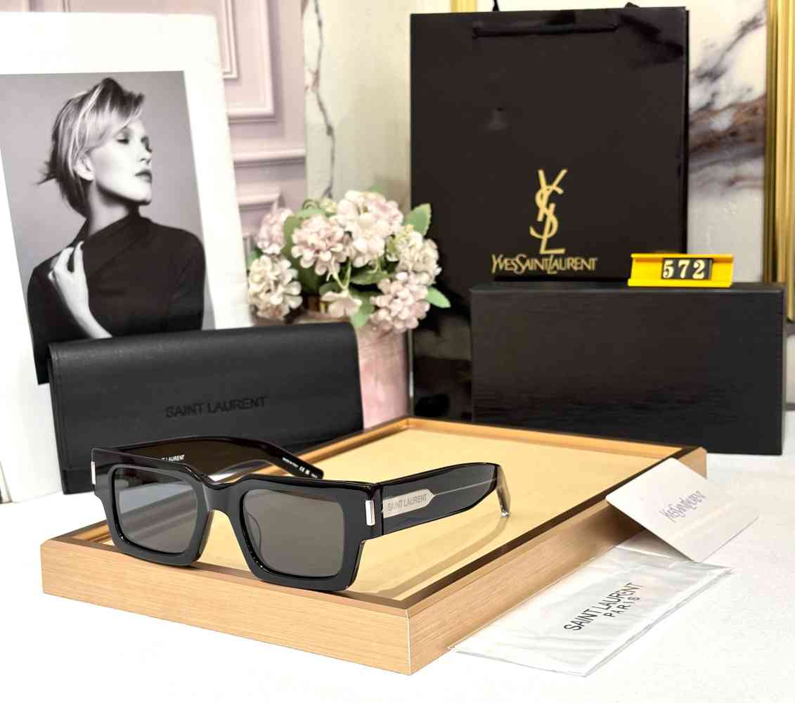 Saint Laurent Black Luxury Sunglasses-thumb-0