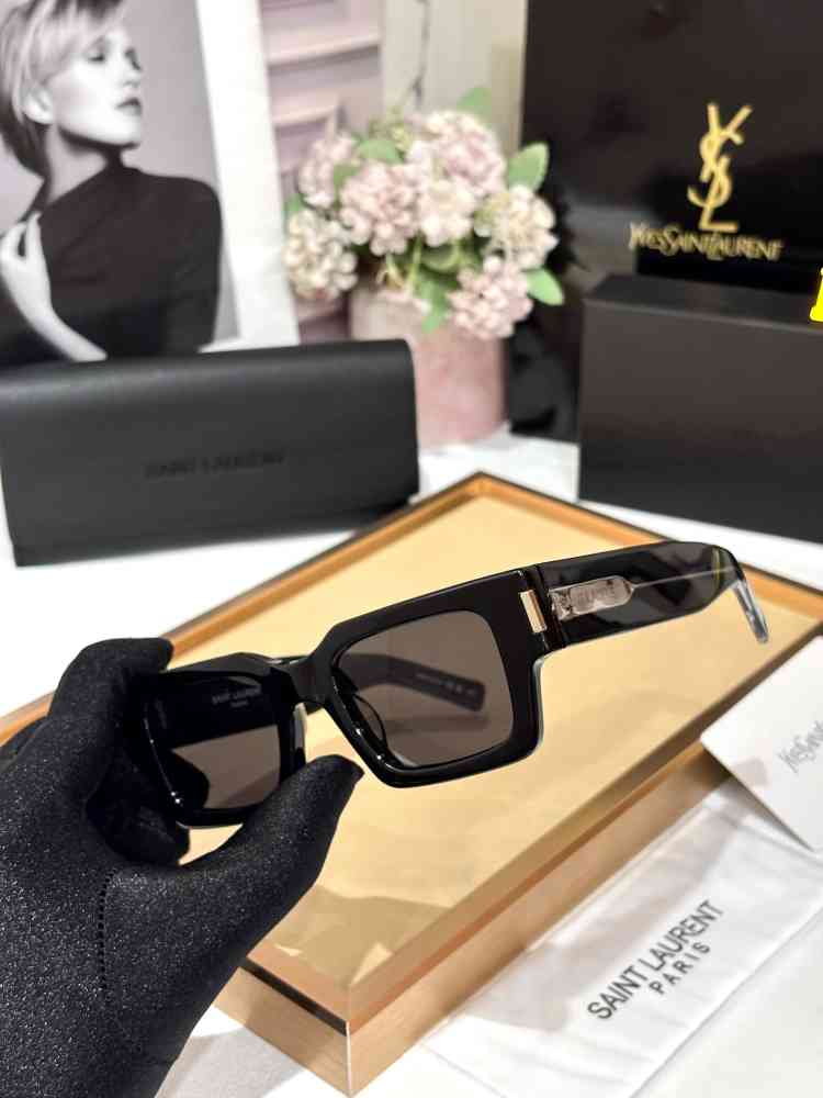 Saint Laurent Black Luxury Sunglasses-thumb-4