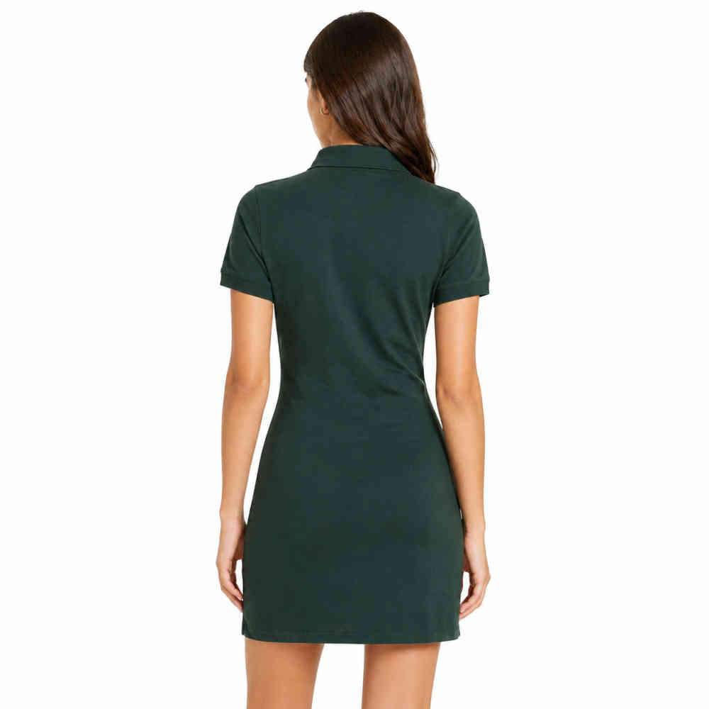 Burberry TB Print Dark Green Premium Quality Dress-1