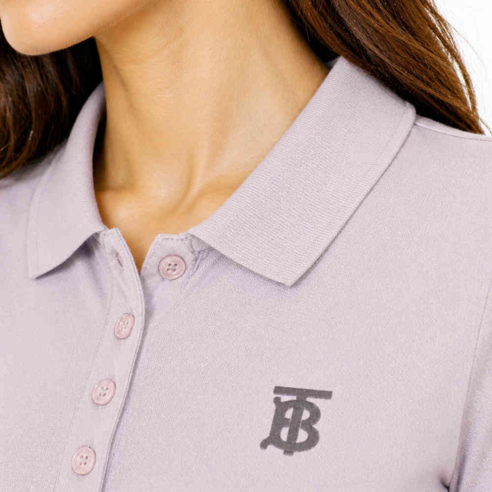 Burberry Purple Premium Quality Dress-thumb-2
