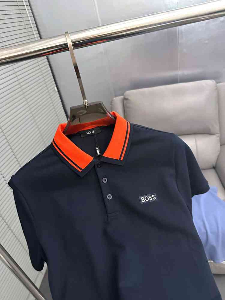 Hugo Boss Blue Premium Quality Tees-thumb-2