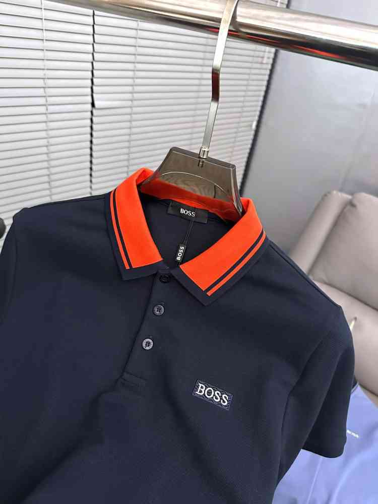 Hugo Boss Blue Premium Quality Tees-thumb-3