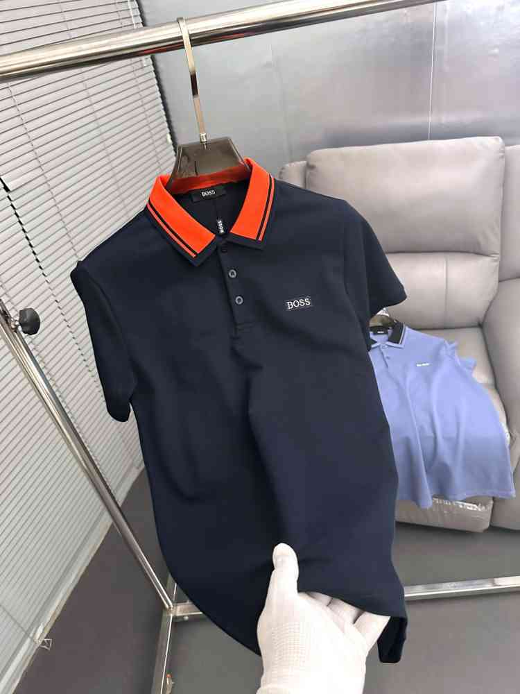 Hugo Boss Blue Premium Quality Tees-thumb-1