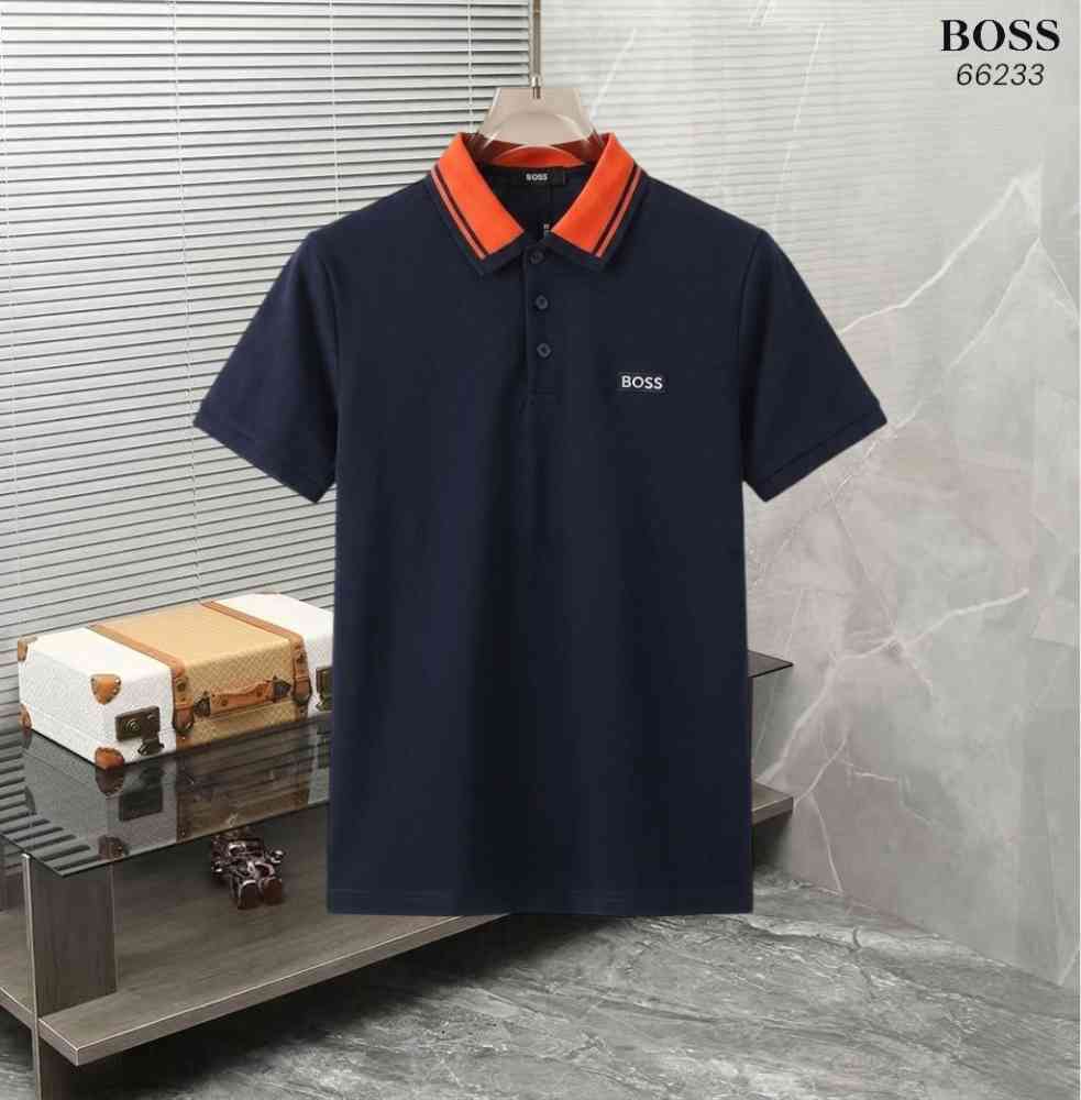 Hugo Boss Blue Premium Quality Tees-thumb-0