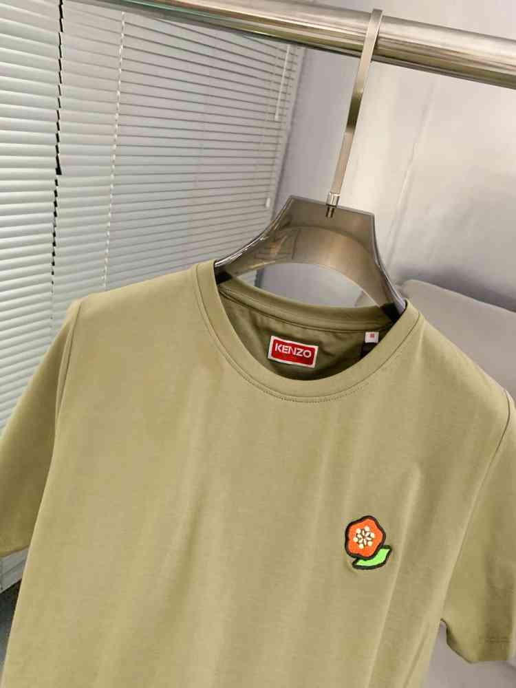 Kenzo Olive Green Premium Quality T-Shirt-thumb-2
