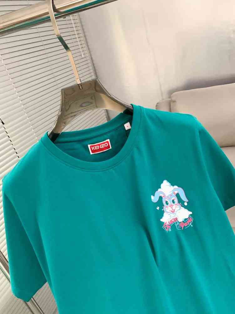Kenzo Blue Premium Quality T-Shirt-thumb-2