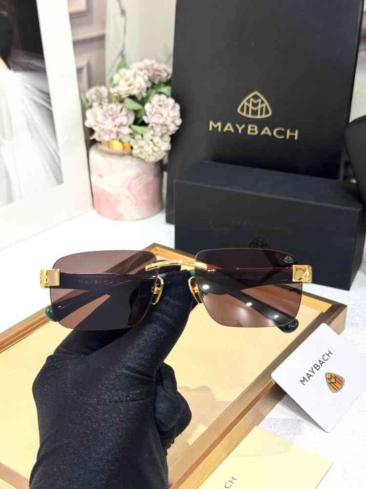 Maybach Dark Brown Premium Quality Sunglasses-thumb-2