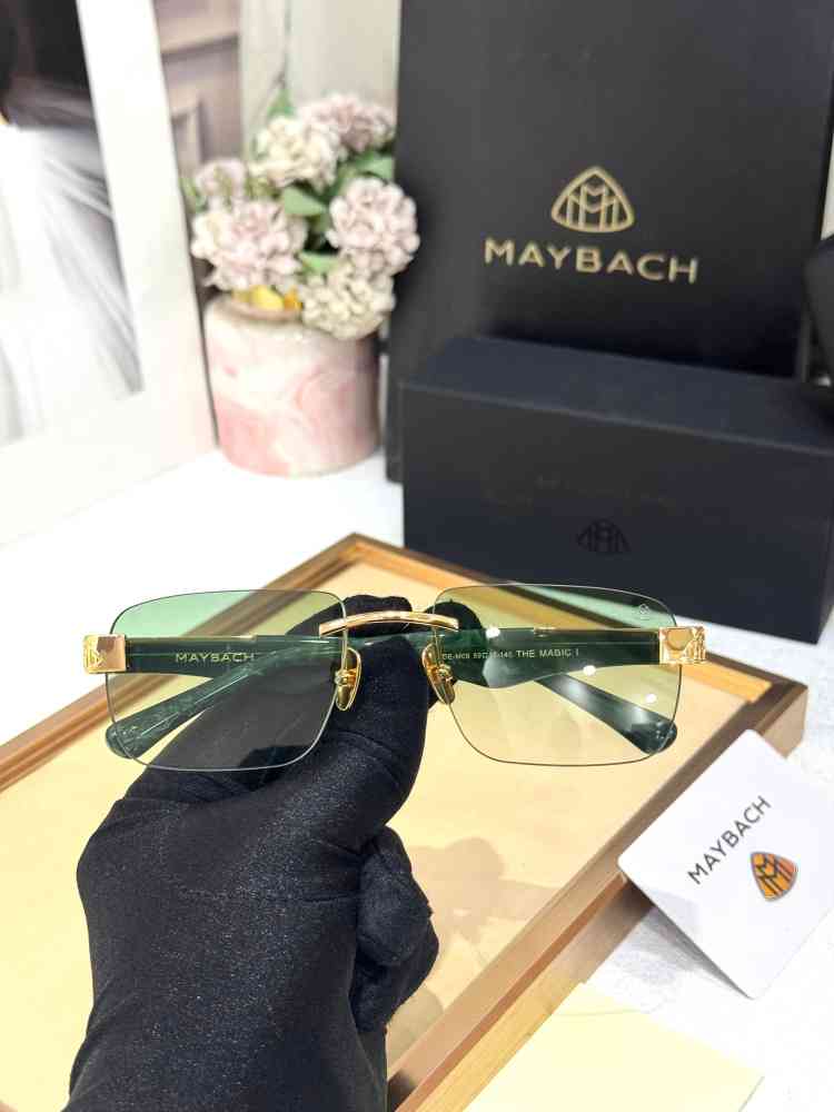 Maybach Green Premium Quality Sunglasses-thumb-2