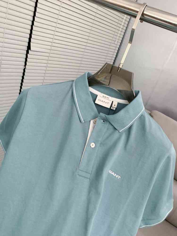Gant Sky Blue Premium Quality T-shirt-thumb-1