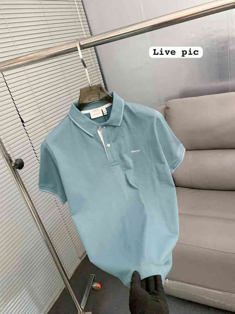 Gant Sky Blue Premium Quality T-shirt-thumb-3