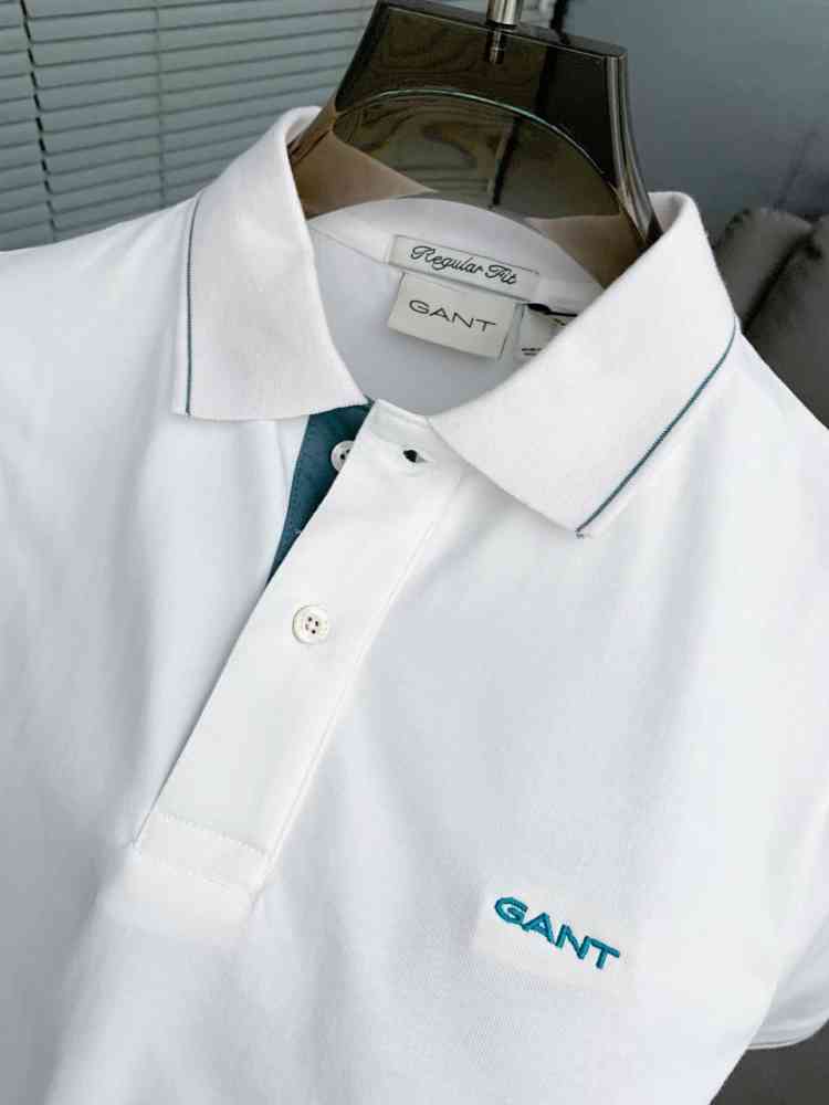 Gant White Premium Quality T-shirt-thumb-2