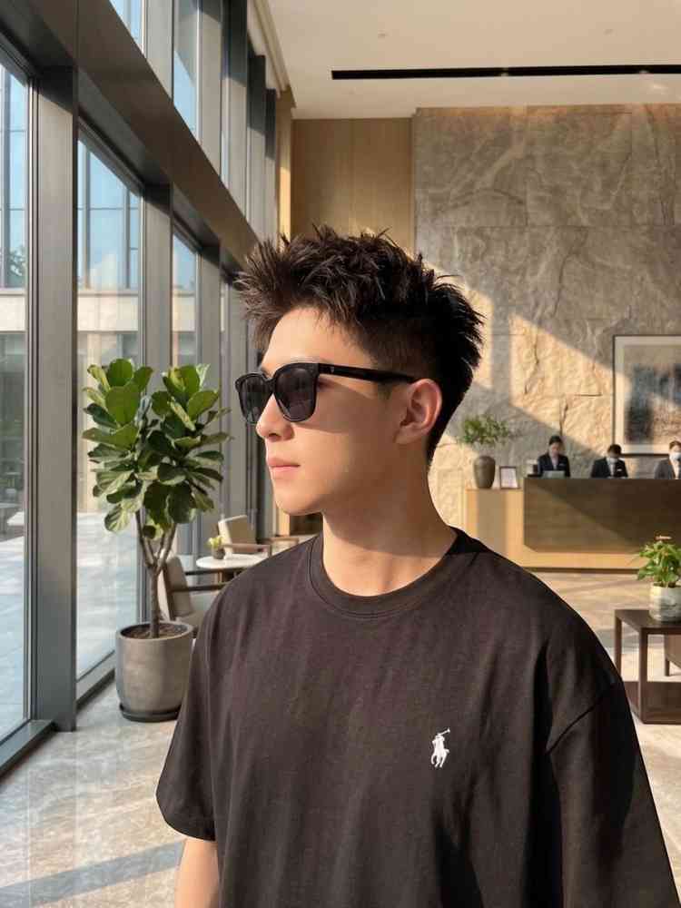Black Ralph Lauren White Premium Collar T-shirt