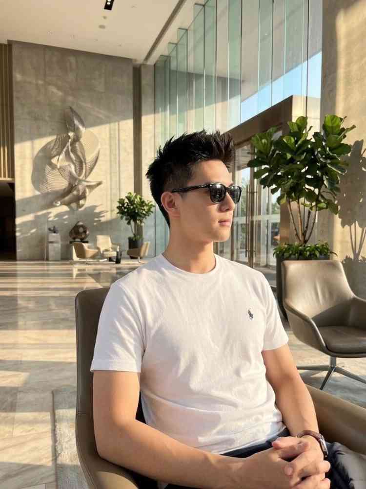 Ralph Lauren White Premium Collar T-shirt-thumb-1