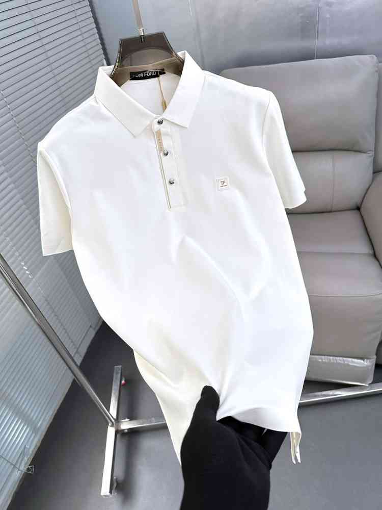 Tom Ford White Premium Cotton T-shirt-1