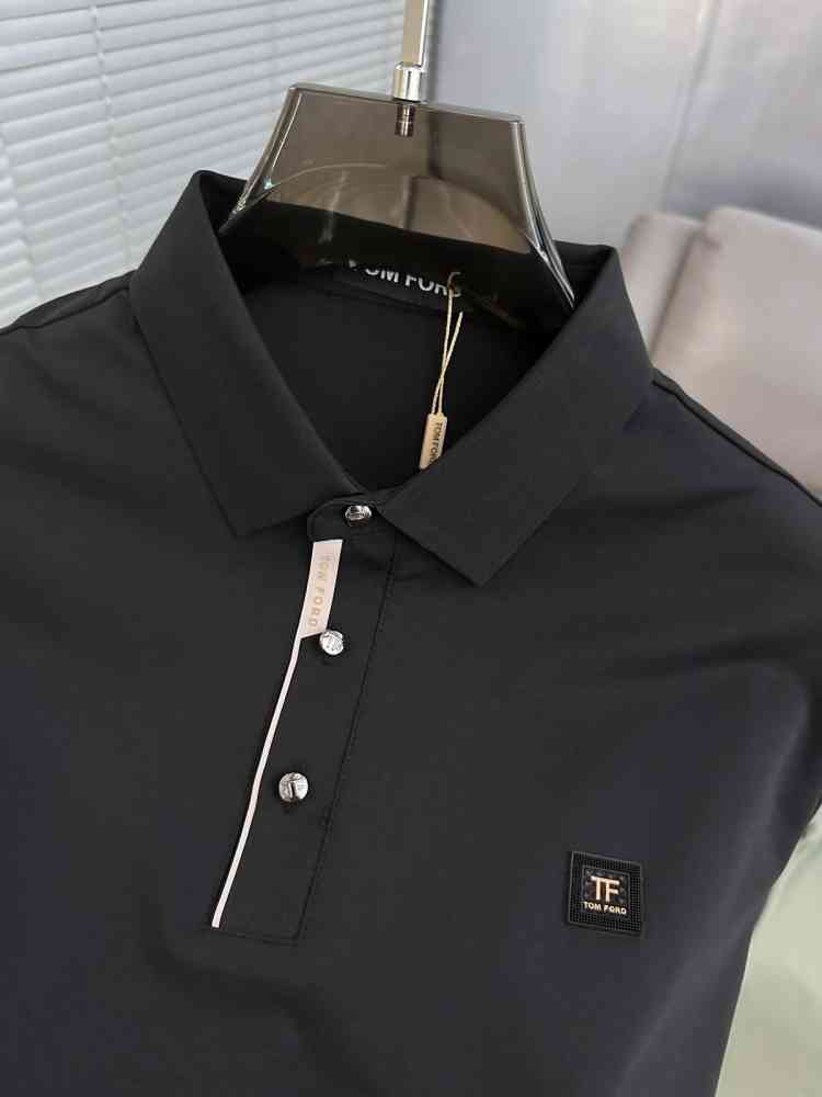 Tom Ford Black Premium Cotton T-shirt-1