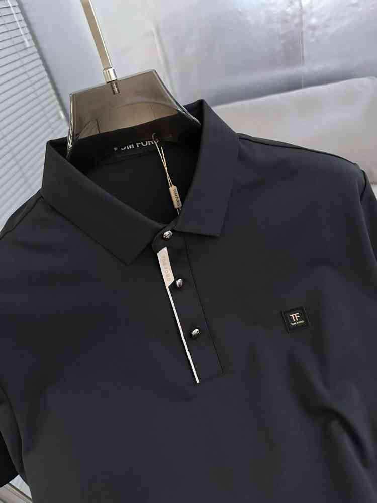 Tom Ford Black Premium Cotton T-shirt-2