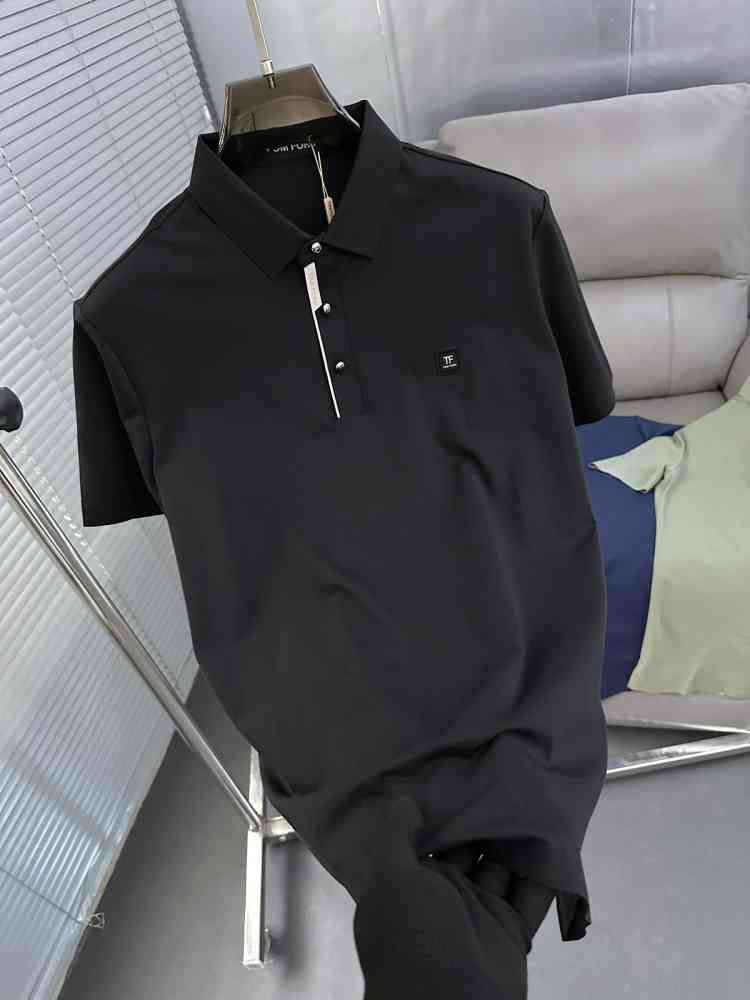 Tom Ford Black Premium Cotton T-shirt-3