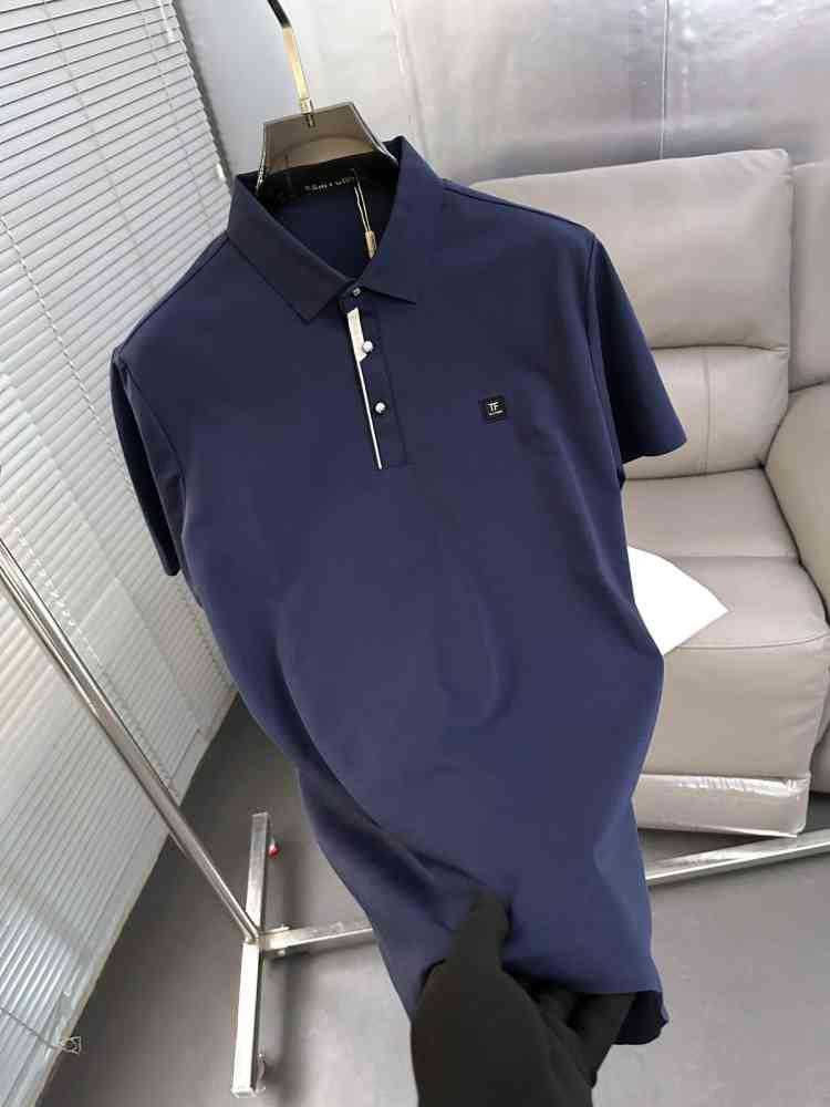 Tom Ford Blue Premium Cotton T-shirt-thumb-1