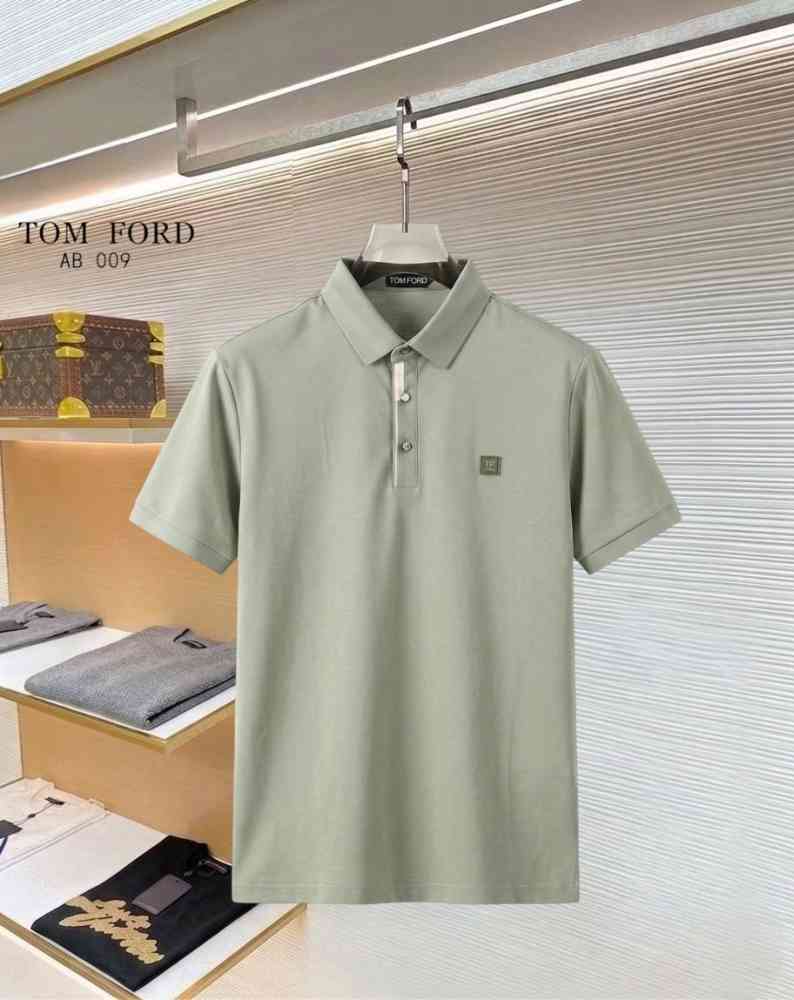 Grey Tom Ford Black Premium Cotton T-shirt