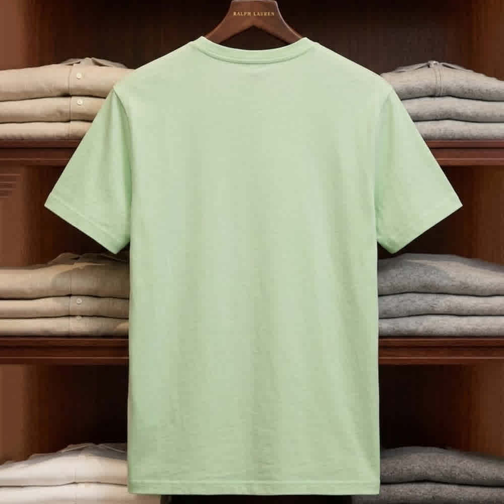 Ralph Lauren Green Polo Bear Cotton Jersey T-Shirts-thumb-2