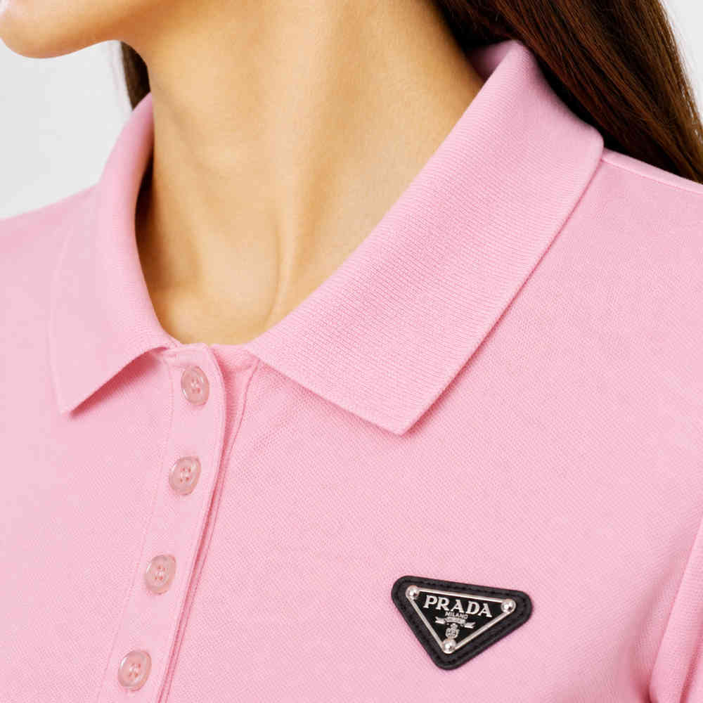 Prada Re-Nylon Logo Pink Premium Dress-2