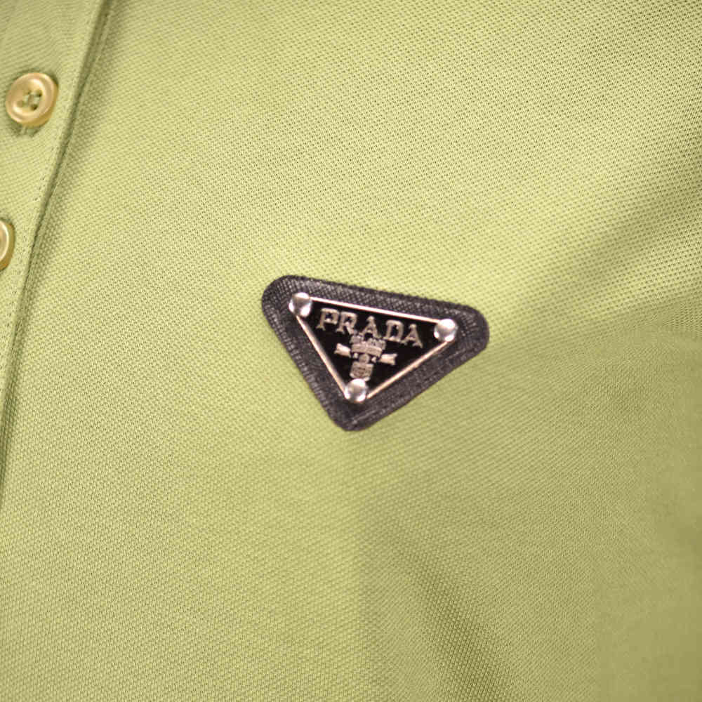 Prada Re-Nylon Logo Green Premium Dress-3