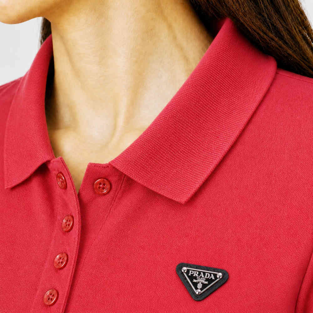 Prada Re-Nylon Logo Red Premium Dress-2