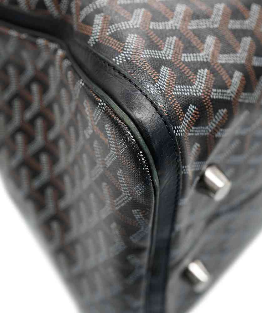 Goyard Boeing 55 Black Duffle Bag-3