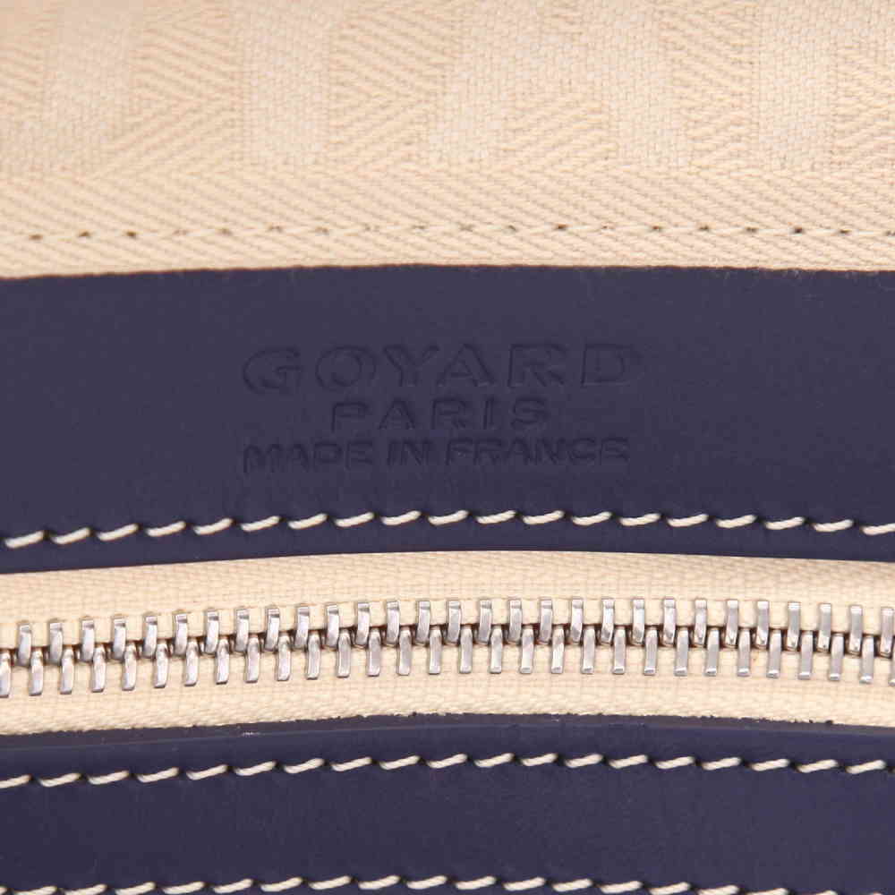 Goyard Boeing 55 Blue Duffle Bag-4