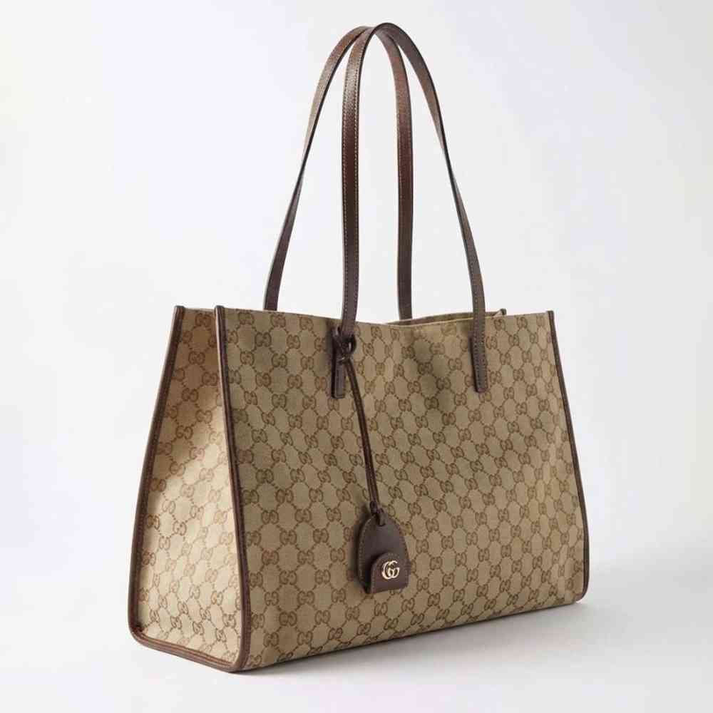 Gucci Londra Large Tote Bag With Charm-thumb-0