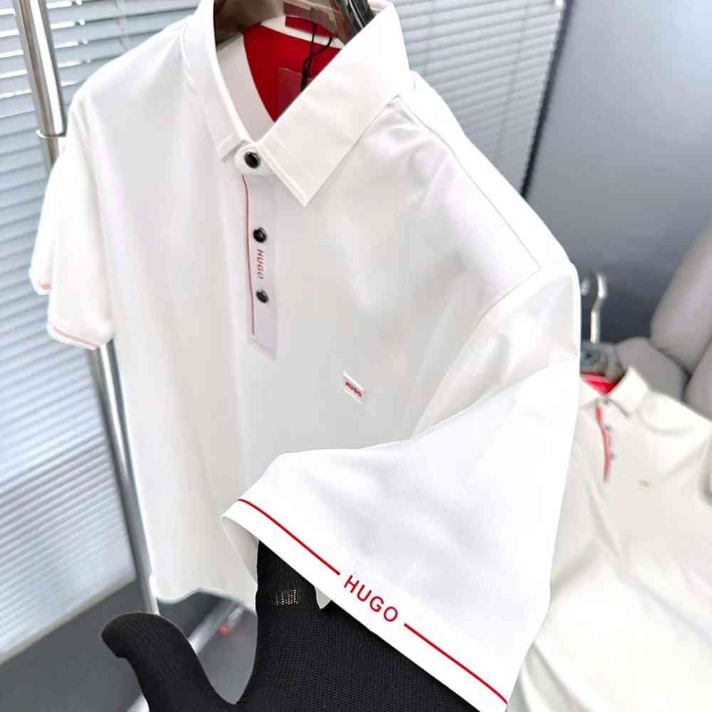 Hugo Boss Men's White Polo T-shirt-1