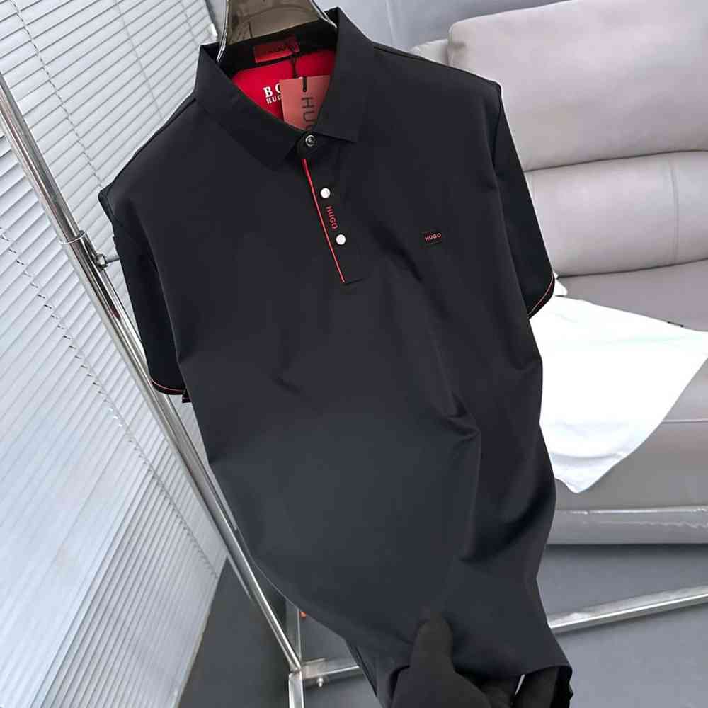 Hugo Boss Men's Black Polo T-shirt-2