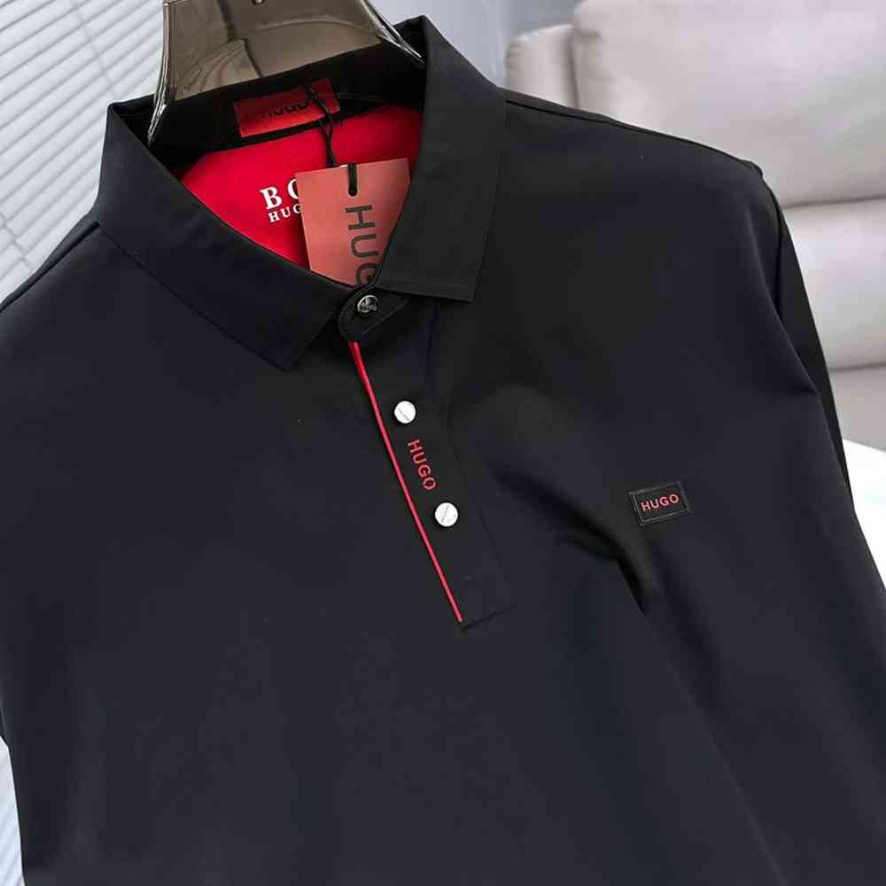 Hugo Boss Men's Black Polo T-shirt-1