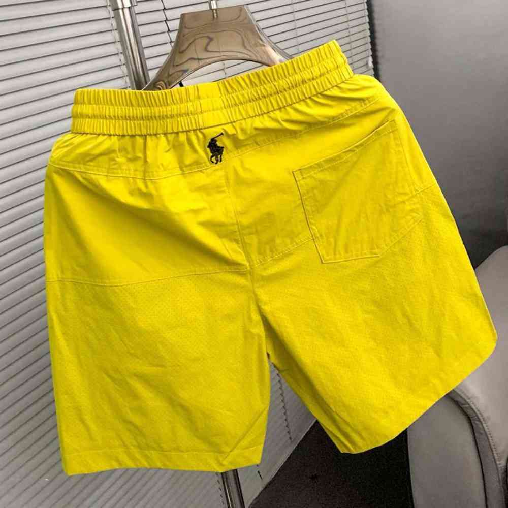 Ralph Lauren Yellow Premium Quality Men's Shorts-thumb-1
