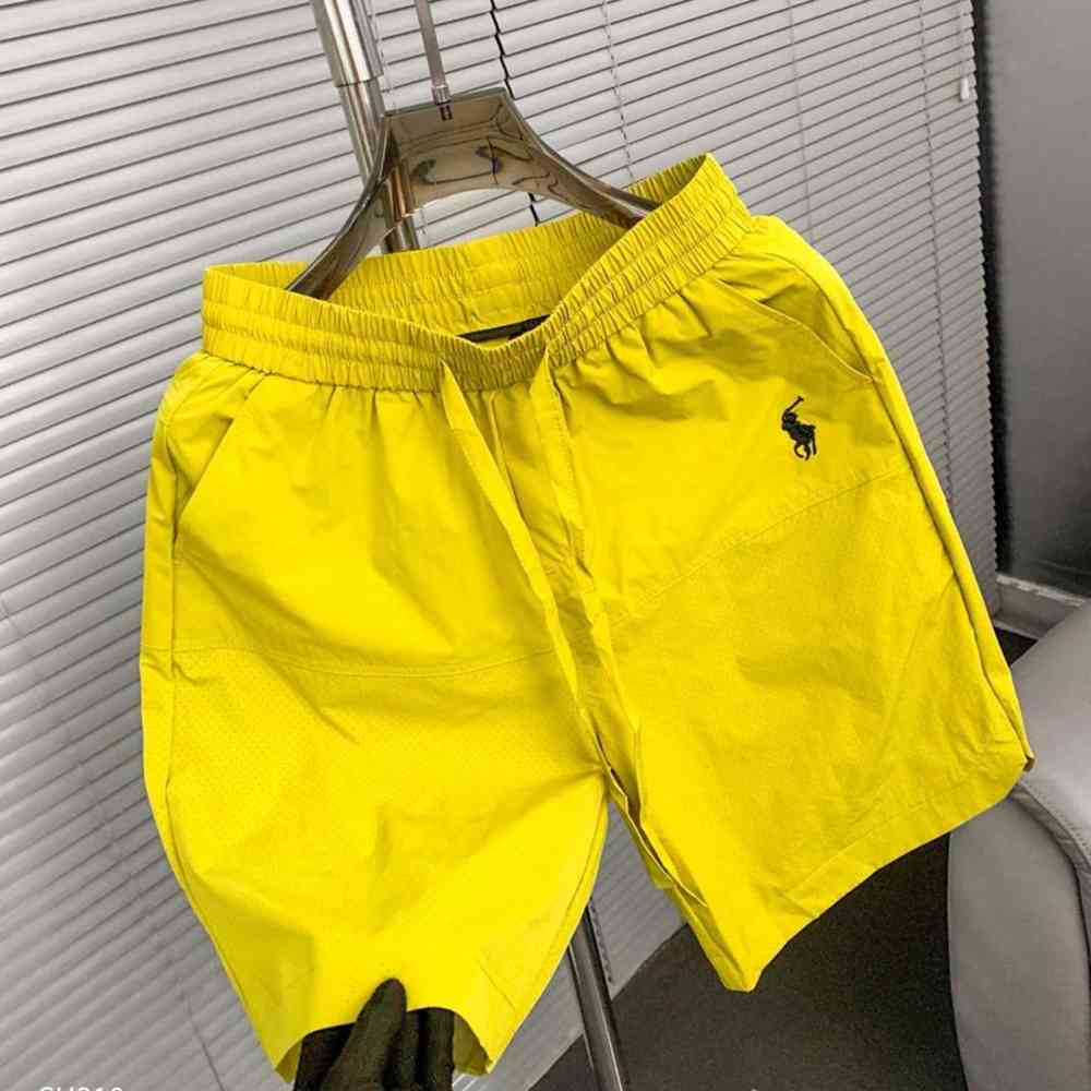 Ralph Lauren Yellow Premium Quality Men's Shorts-thumb-0