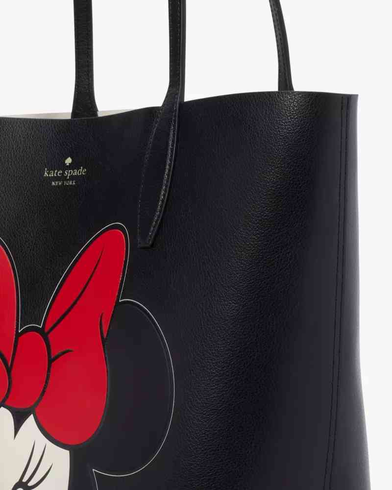 Kate Spade Minnie Mouse Black Tote Bag-thumb-5