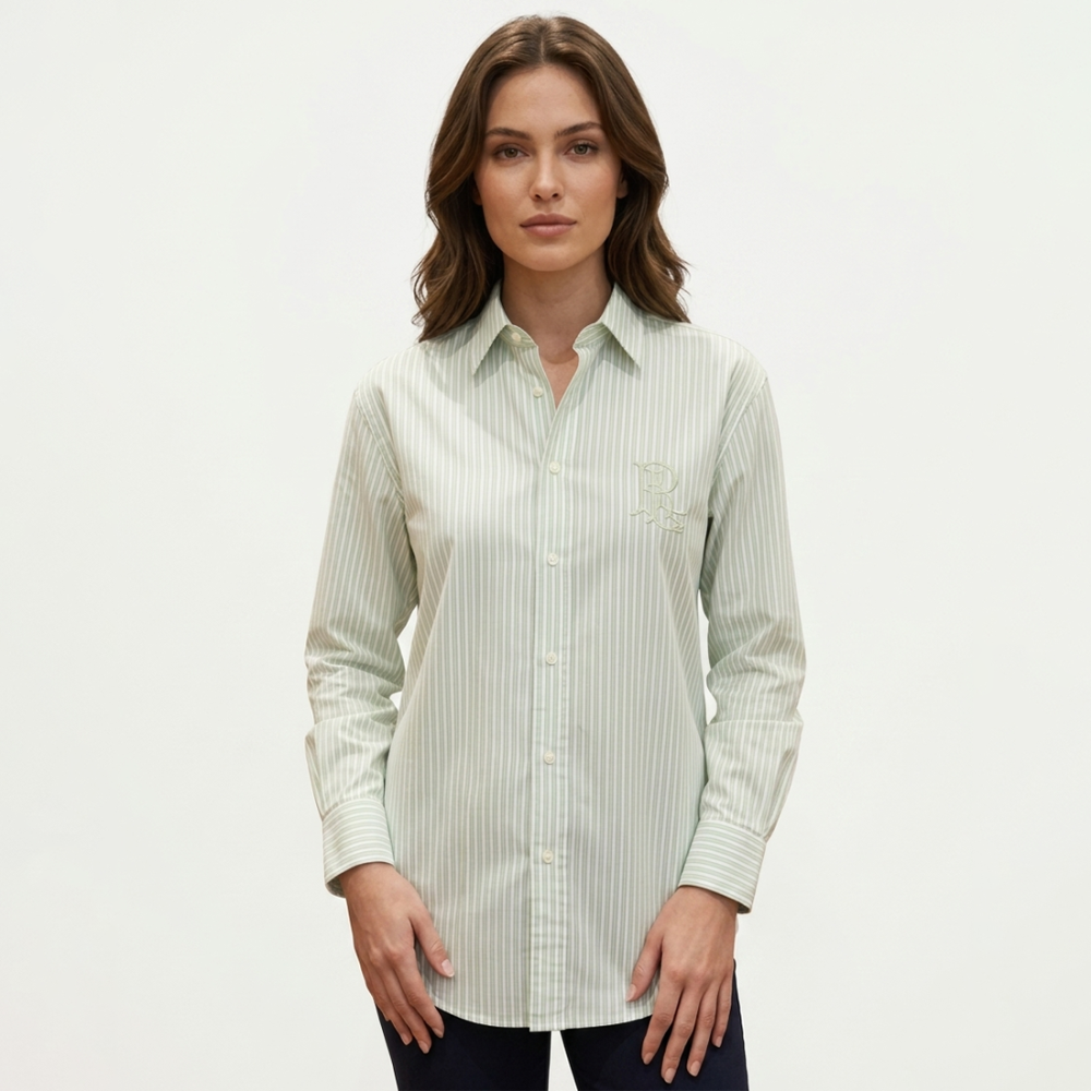 Ralph Lauren Cream Premium Quality Women Shirt-thumb-0