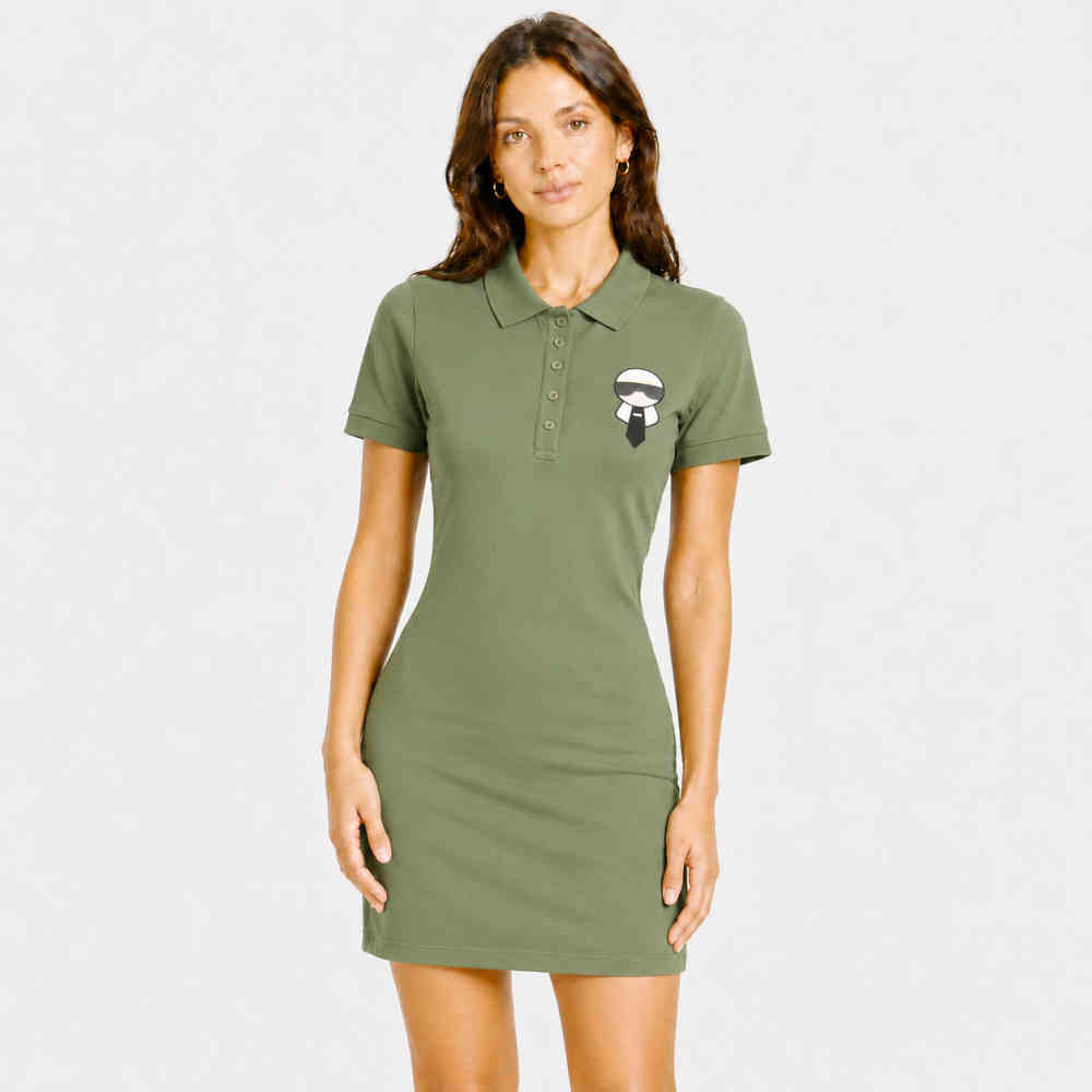 Green Karl Lagerfeld Purple Premium Quality Dress