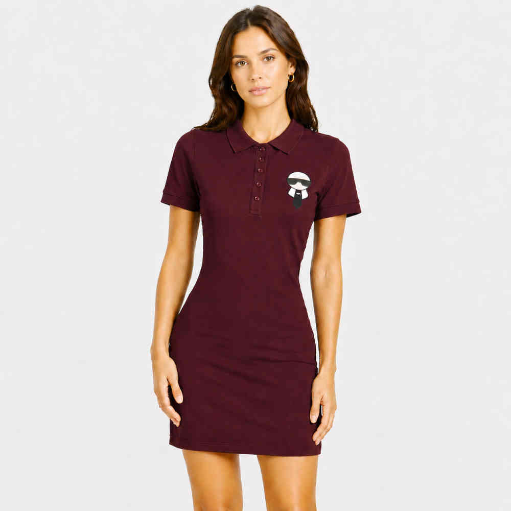 Karl Lagerfeld Wine Premium Quality Dress-thumb-0