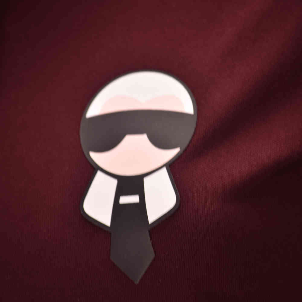 Karl Lagerfeld Wine Premium Quality Dress-thumb-3
